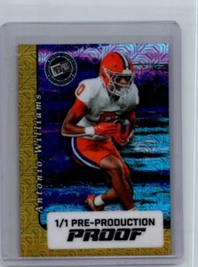 Antonio Williams 2024 Leaf Football 1/1 Pre Production Proof - Bild 1 von 1