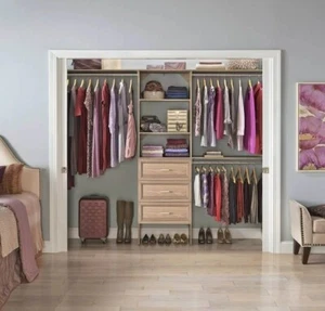 New Drawer Closet Organizer Storage Rack Maid Wardrobe Rod Hanger Stand Clothing - Picture 1 of 7