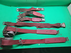 1977 1979 Ford Truck 1978 1979 Bronco Front Seatbelts Seat Belts Red OEM-