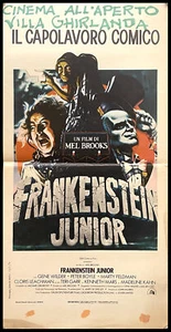 1974 * Locandina Cinema "Frankenstein Junior - Gene Wilder, Peter Boyle" Comico - Foto 1 di 5