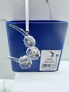SWAROVSKI CRYSTAL SCS 2017 WILD FLOWER ORNAMENT 5244637. - Picture 1 of 9