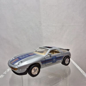 Coche de juguete Welly Porsche 928 Turbo diecast 9031 plateado vintage coleccionable  - Imagen 1 de 7