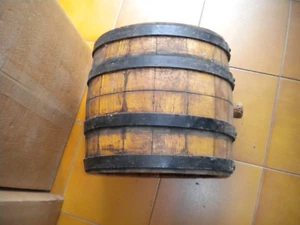 Antigua Barril en Madera E Hierro Contenedor Rural Popular De Vino' 900 - Imagen 1 de 7