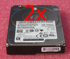 2x Seagate 1.2TB 2.5" 10K SAS 12Gb/s AF HotSwap 2.5" Internal HDD ST1200MM0018 - Picture 1 of 4