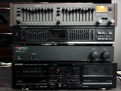 AudioSource Amp 100 2-Channel Stereo Power Amplifier Analog Tested & Working - Image 1 of 4