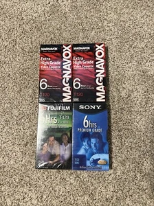 Versiegelte VHS Leere Kassetten Magnovox/Fuji/Sony Neu T-120 - Bild 1 von 4