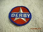 Vintage Derby Gas Station Petroleum 2.5" Embroidered Cloth Patch 1960
