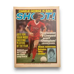 Shoot Magazine 24 April 1982 Graeme Souness Liverpool Kevin Keegan Southampton - Imagen 1 de 1