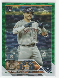 Yainer Díaz 2023 Topps Serie 2 #635 Lámina Verde/499 Astros Rookie RC - Imagen 1 de 2