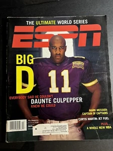 ESPN the Magazine October 30 2000 Daunte Culpepper Mark Messier Adrian Beltre AD - Picture 1 of 2