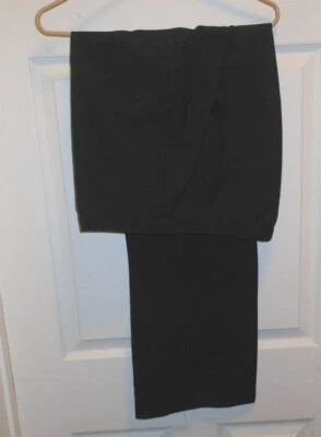 DSCP LADIES" Military Black Trousers Dress Pants Defense Logistics Use Pull Down - Image 1 of 4