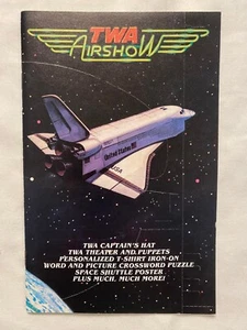 Vintage 1984 TWA Airshow Children's Booklet - Trans World Airlines - Picture 1 of 2