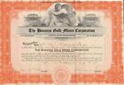 The Bonanza Gold Mines Corporation - Stock Certificate 1932 Scripophily