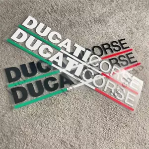 37cm motorcycle fuel tank emblem decals track badge sticker for DUCATI CORSE - Picture 1 of 12
