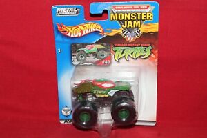 Hot Wheels Monster Jam Diecast Truck Teenage Mutant Ninja Turtles # 40 1/64 2002