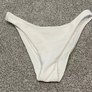 Pantalón SeaFolly Essentials Corte Alto - Acanalado Blanco Talla 8 - Imagen 1 de 5