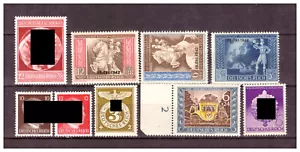 Deutsches Reich 1940 Sammlung 51.Geburtstag von Adolf Hitler Mi.744 u.a. postfr. - Bild 1 von 1