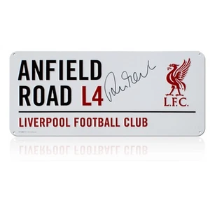 Robbie Fowler Signed Liverpool Street Sign - Picture 1 of 5