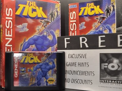 The Tick (Sega Genesis) [CIB] - Worn Box, Manual Damaged - Image 1 of 4