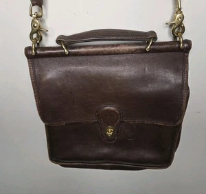 Coach Vintage Leder Willis Satchel Crossbody Schultertasche 9927 - Bild 1 von 10