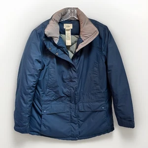 L L Bean Parka Herren Large Goose Down Parka Blau Jacke Mantel Tek Baxter 258984 - Bild 1 von 6