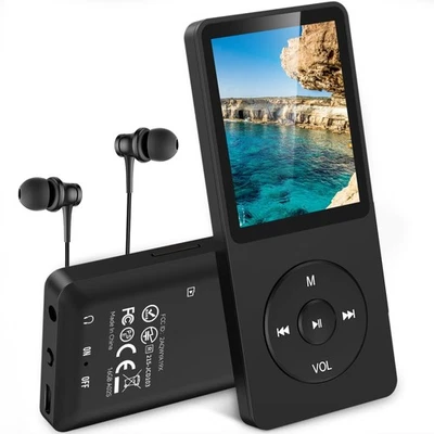MP3 Player 16GB verlustfrei MP3 mit 1,8 Zoll Bildschirm 70 Stunden tragbare - Bild 1 von 4