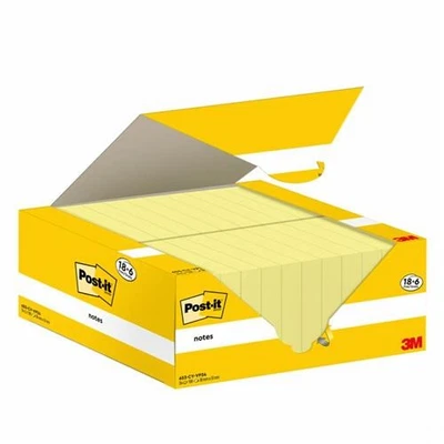 Post-It 653-CY-VP24 note paper Rectangle Yellow 100 sheets Self-adhesive - Image 1 of 4