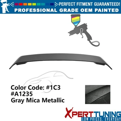 Fits 09-13 Toyota Corolla Rear Trunk Spoiler W/LED Light ABS Painted #1C3 Gray Foto 1 de 4