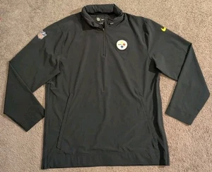 Nike NFL Pittsburgh Steelers Team Issued Pullover Jacket Mike Sullivan Men's L - Picture 1 of 7