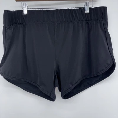 Corto de natación activo favorecedor Torrid para mujer 1, 14-16 negro tiro alto 4 pulgadas nuevo sin etiquetas Foto 1 de 4