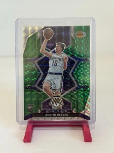 2021-22 Panini Mosaic - Rookies Austin Reaves #241 Green Mosaic Prizm (RC) - Picture 1 of 2