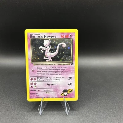 Rocket's Mewtwo 14/132 Gym Challenge Holo - Image 1 of 4
