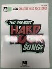 Livre de poche Vh1's 100 Greatest Hard Rock Songs par Hal Leonard Corp rare, très bon état fr/sh