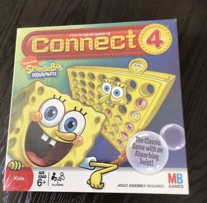 Spongebob Squarepants Connect 4 Four - Strategy Board Game Nickelodeon NIB 2008 - Picture 1 of 4