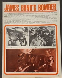 1965 James Bonds Bomber Motorcycle Article BSA Lightning Rocket - Picture 1 of 1
