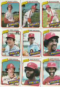 1980 Topps Burger King Kevin Saucier Philadelphia Phillies #22 (One Card)