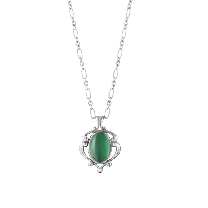 Georg Jensen. Colgante de plata con ágata verde - Heritage 2019 - Edición limitada. Foto 1 de 1