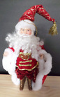 12 Inch Santa Claus Figurine Dillard's Trimmings Christmas Decoration Ornament