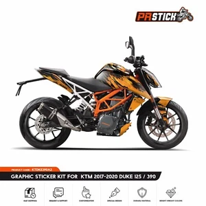 PRSTICK Graphic Sticker Kit For KTM 2017 - 2020 DUKE 125 / 390 - Picture 1 of 5