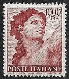 1961 ITALIA MICHELANGIOLESCA 1000 LIRE MNH ** - Picture 1 of 1