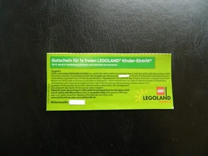 1 x Gutschein Kinder-Eintritt Legoland Günzburg oder Billund(DK) Saison 2025 - Bild 1 von 1