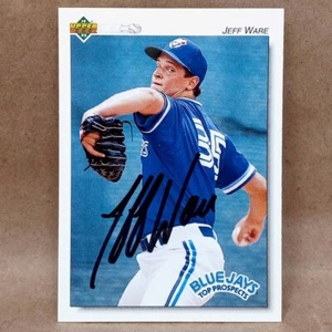 1992 Upper Deck #323 Jeff Ware SIGNED Toronto Blue Jays Autographed Card - Picture 1 of 3