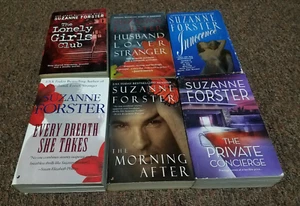 Lot o 6 ROMANCE SUSPENSE books by SUZANNE FORSTER THE MORNING AFTER, INNOCENCE + - Imagen 1 de 6