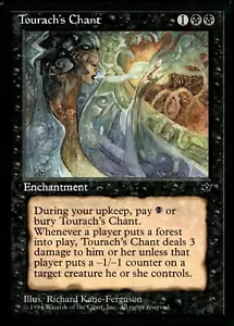 MTG - Fallen Empires - Tourach's Chant - NM - Picture 1 of 2
