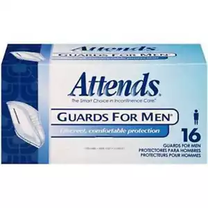 Almohadilla de control de vejiga liviana en forma de copa Asistends Guards para hombre - Imagen 1 de 3
