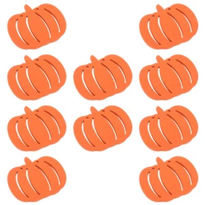 10 Pcs Kürbis -DIY -Zubehör Halloween Unvollendeter Holzausschnitt - Zdjęcie 1 z 12