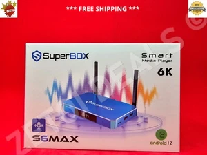 **REVENDEUR AGRÉÉ** *NEUF* SUPERBOX S6 MAX Smart TV Box, lecteur multimédia STREAMING - Photo 1/4