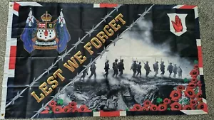 36th Ulster Division Lest We forget Flag 3X5FT - Picture 1 of 5