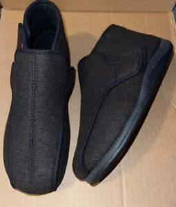 Zapatos para diabéticos ajustables extra anchos botas cómodas pies hinchados hombres talla 9 EE. UU. - Imagen 1 de 10