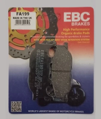 EBC Organique Disque Avant Plaquettes de Frein (1 Set) pour Yamaha XV125 Virago - Photo 1/4